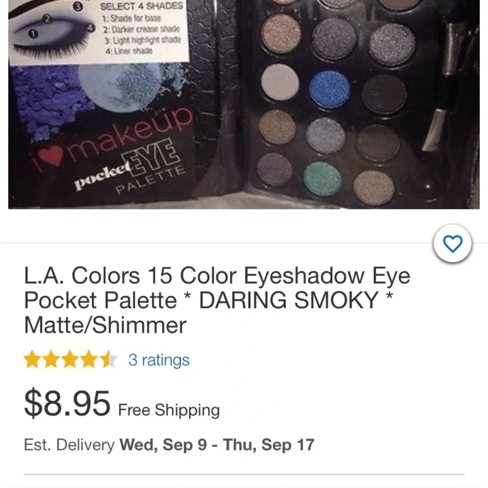 L.A. Colors lot makeup